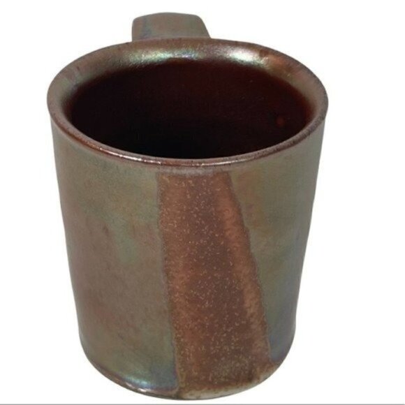 Studio Art Coffee Mug by Bruce Gholson of Bulldog Pottery Seagrove NC 12 ounces - Picture 6 of 13